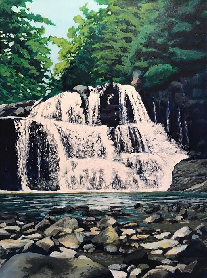 Landscape Portrait: Brush Creek Falls